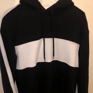 H&M Black and White Hoodie
